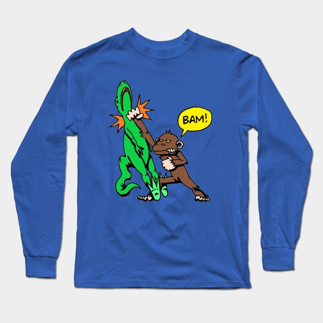 BAM! Long Sleeve T-Shirt by crap-art